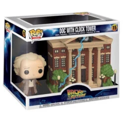 FUNKO Back To The Future Dock With Clock Tower Pop! Town Vinyl Figure #15