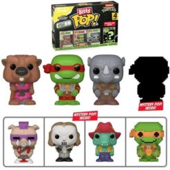 FUNKO Teenage Mutant Ninja Turtles 4-Pack Series 3 Bitty Pop!