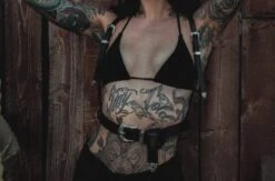 The ‘Midnight Rider’ Western Goth Harness