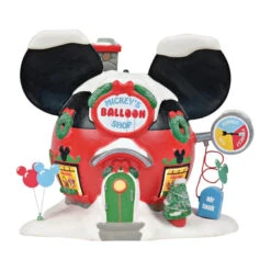 Enesco Disney Village Mickey's Balloon Inflators
