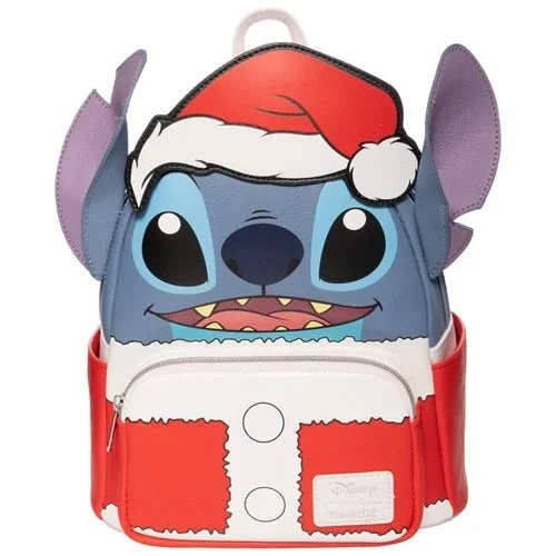 Loungefly Lilo & Stitch Holiday Santa Stitch Mini Backpack - Entertainment Earth Exclusive