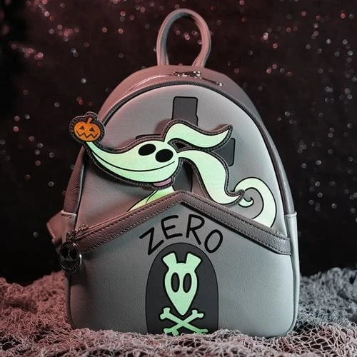 Loungefly Disney The Nightmare Before Christmas Zero Doghouse GITD Mini Backpack EE Exclusive