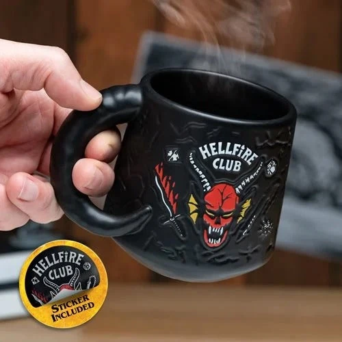 Stranger Things Hellfire Club Demon Embossed 13 Oz. Mug - Image 5