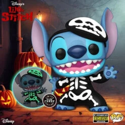 FUNKO Lilo & Stitch Skeleton Stitch Pop! Vinyl Figure - Entertainment Earth Exclusive