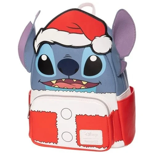 Loungefly Lilo & Stitch Holiday Santa Stitch Mini Backpack - Entertainment Earth Exclusive - Image 2