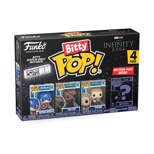 FUNKO Marvel The Infinity Saga 4-Pack Series 1 Bitty Pop! - Image 2