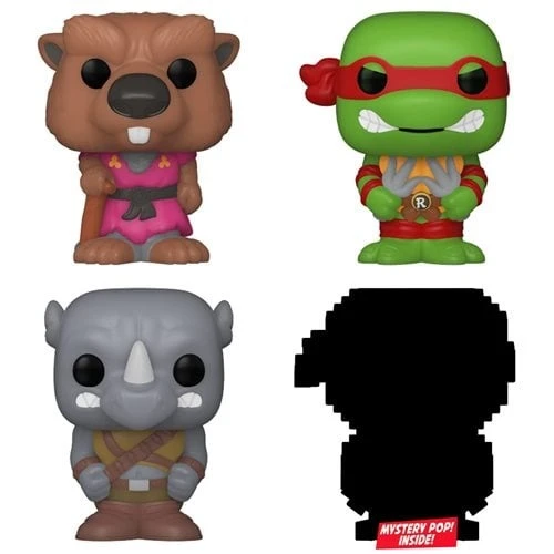 FUNKO Teenage Mutant Ninja Turtles 4-Pack Series 3 Bitty Pop! - Image 2