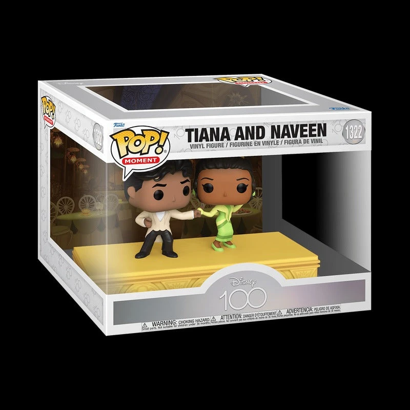 FUNKO Disney 100 Princess And The Frog Tiana And Naveen Pop! Vinyl Moment #1322 - Image 3