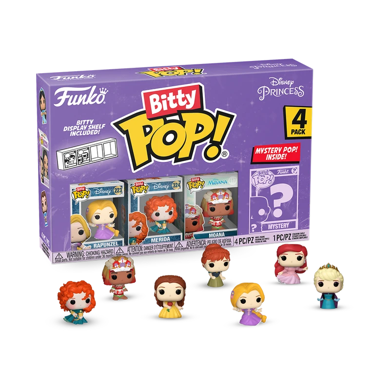 FUNKO Disney Princess 4-Pack Series 4 Bitty Pop! - Image 2
