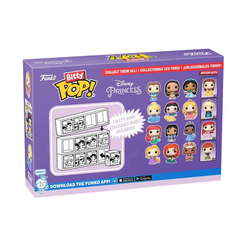 FUNKO Disney Princess 4-Pack Series 4 Bitty Pop! - Image 4