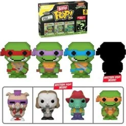 FUNKO Teenage Mutant Ninja Turtles 4-Pack Series 4 Bitty Pop!