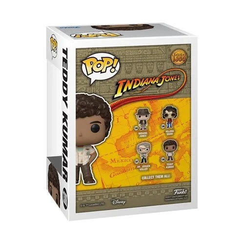 Indiana Jones And The Dial Of Destiny Teddy Kumar #1388 Funko Pop! Vinyl Figure - Image 3