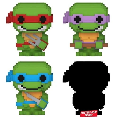FUNKO Teenage Mutant Ninja Turtles 4-Pack Series 4 Bitty Pop! - Image 2