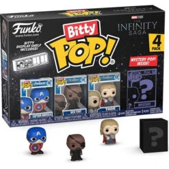 FUNKO Marvel The Infinity Saga 4-Pack Series 1 Bitty Pop!