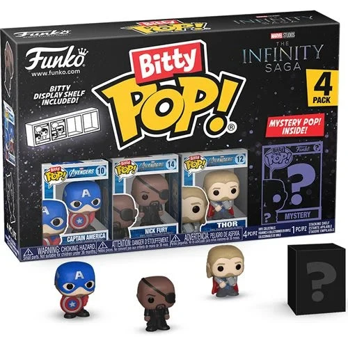 FUNKO Marvel The Infinity Saga 4-Pack Series 1 Bitty Pop!