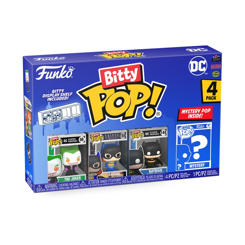 FUNKO DC Comics 4-Pack Series 2 Bitty Pop!