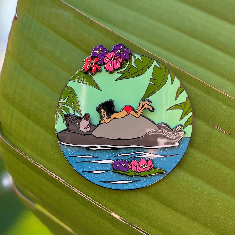 Loungefly Disney Jungle Book Baloo Belly 3" Collector Box Pin