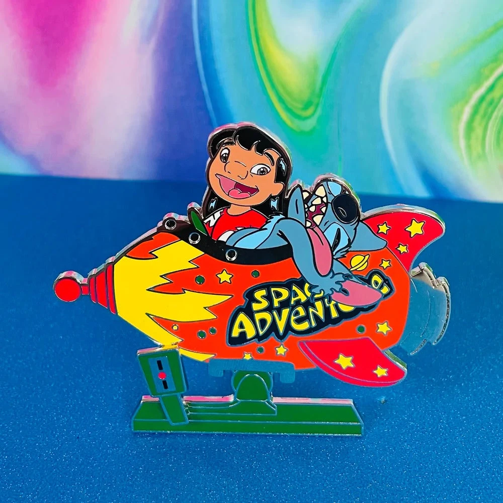 Loungefly Disney Lilo & Stitch Space Adventure 3" Collector Box Pin