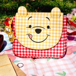 Loungefly Disney Winnie The Pooh Gingham Crossbody Bag