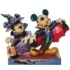 Enesco Disney Traditions Minnie Witch Vampire Mickey Figurine By Jim Shore