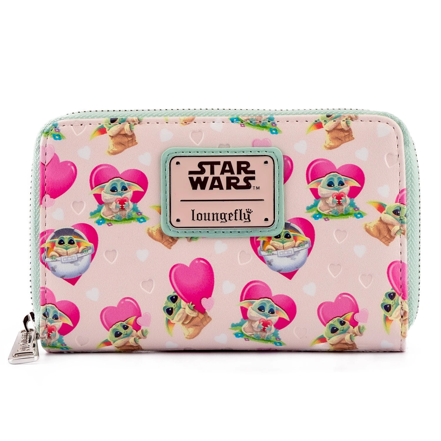 Loungefly Star Wars Mandalorian Grogu Valentines Ziparound Wallet - Image 2