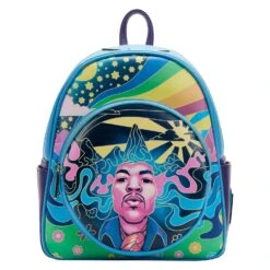 Loungefly Jimi Hendrix Psychedelic Landscape Mini Backpack