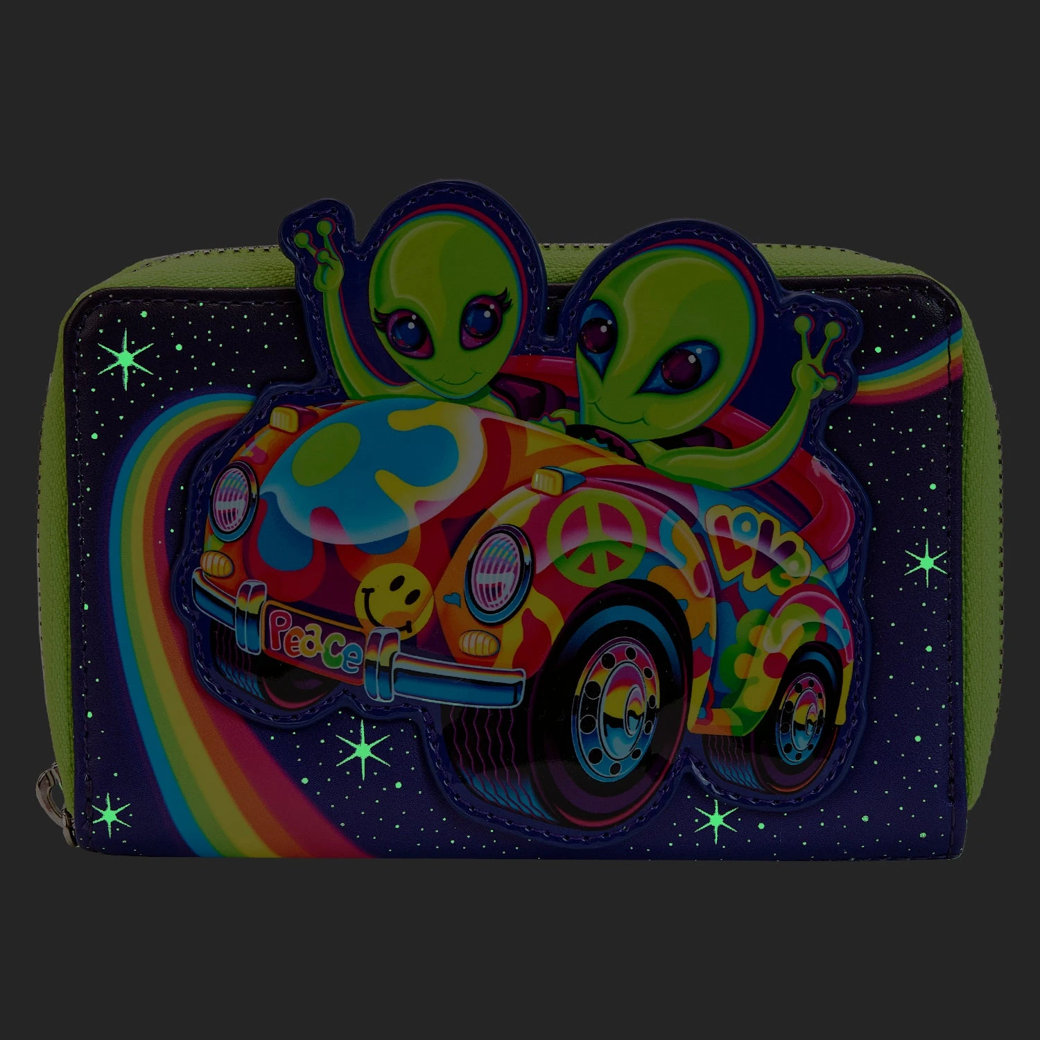 Loungefly Lisa Frank Cosmic Alien Ride Ziparound Wallet - Image 2