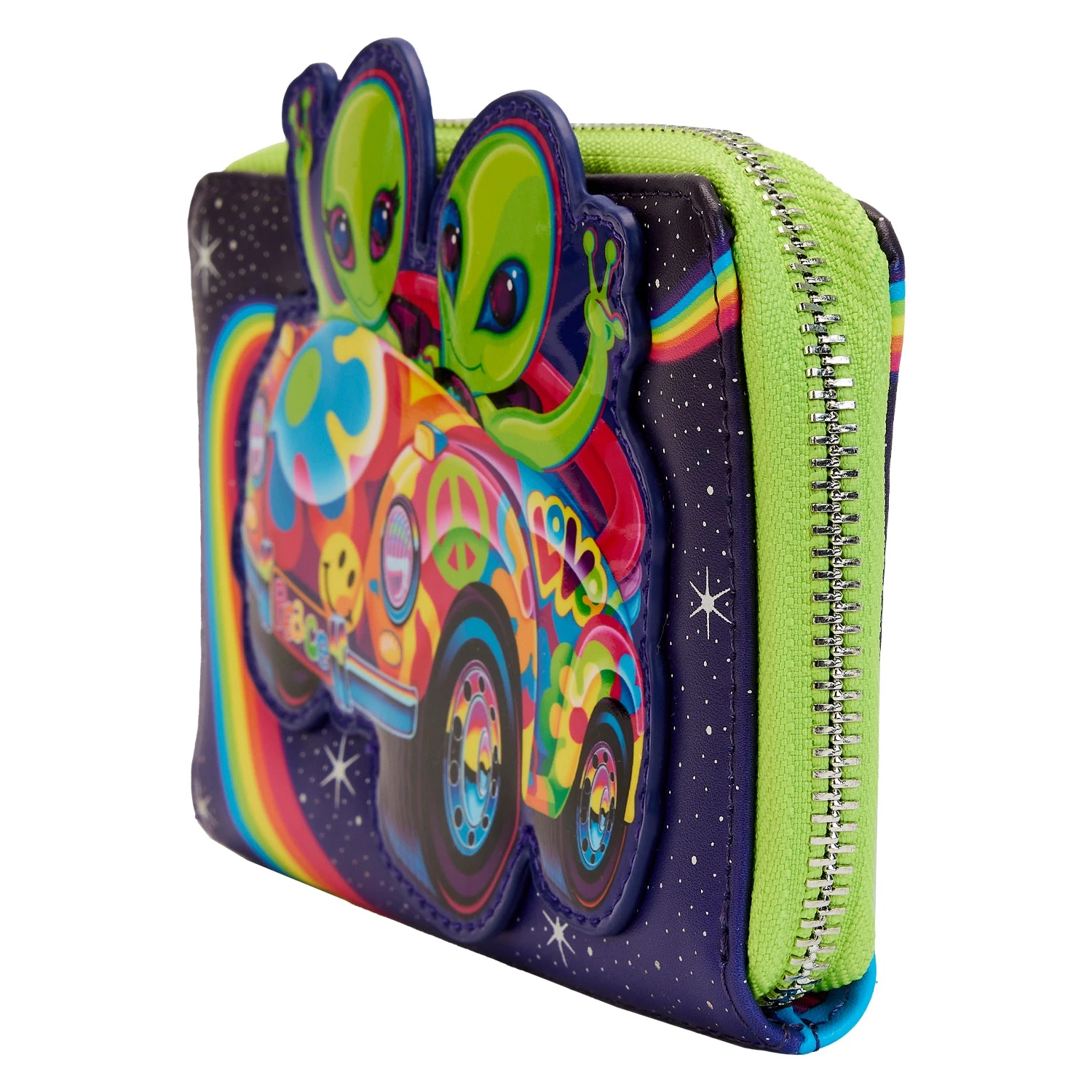 Loungefly Lisa Frank Cosmic Alien Ride Ziparound Wallet - Image 3