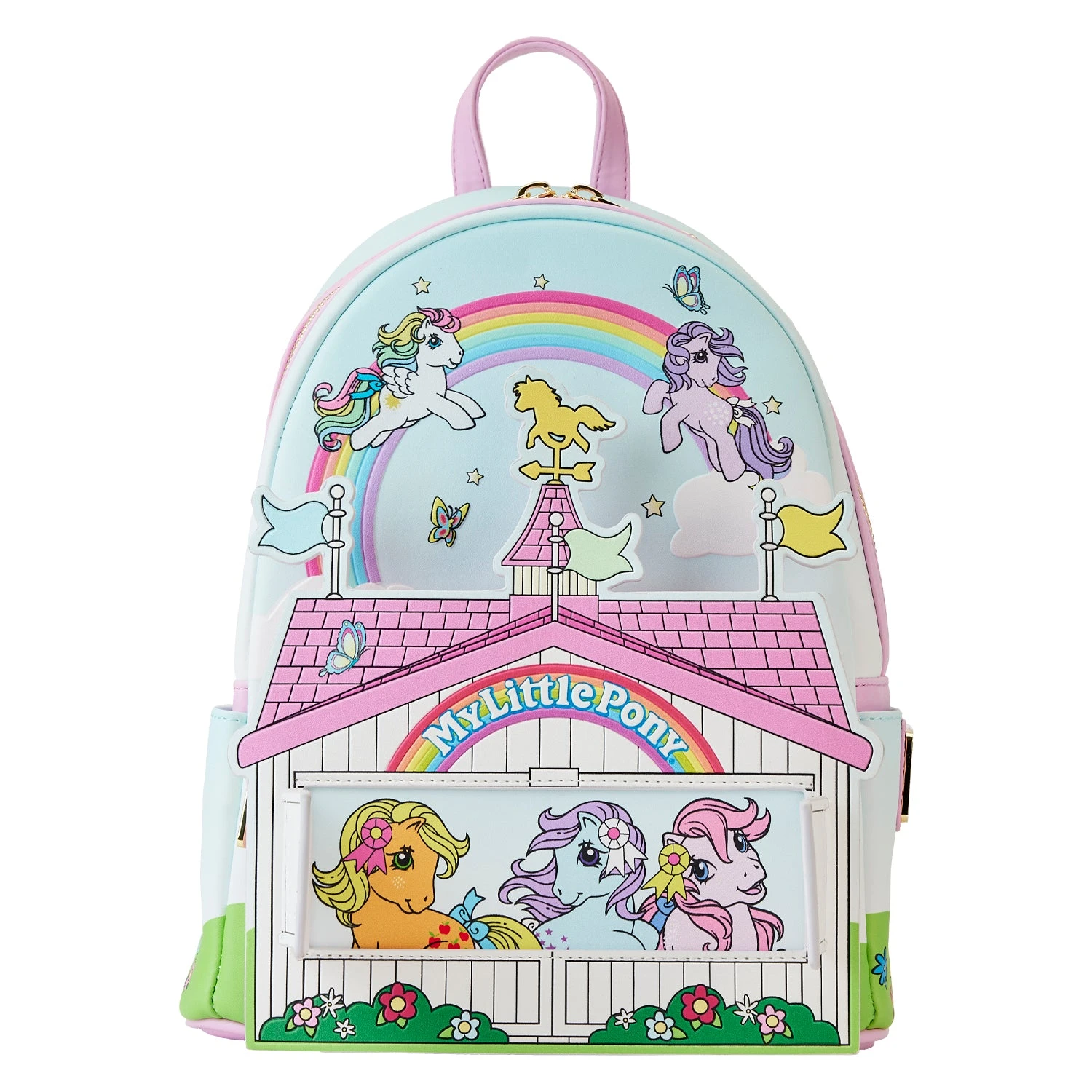 Loungefly Hasbro My Little Pony 40th Anniversary Stable Mini Backpack - Image 2