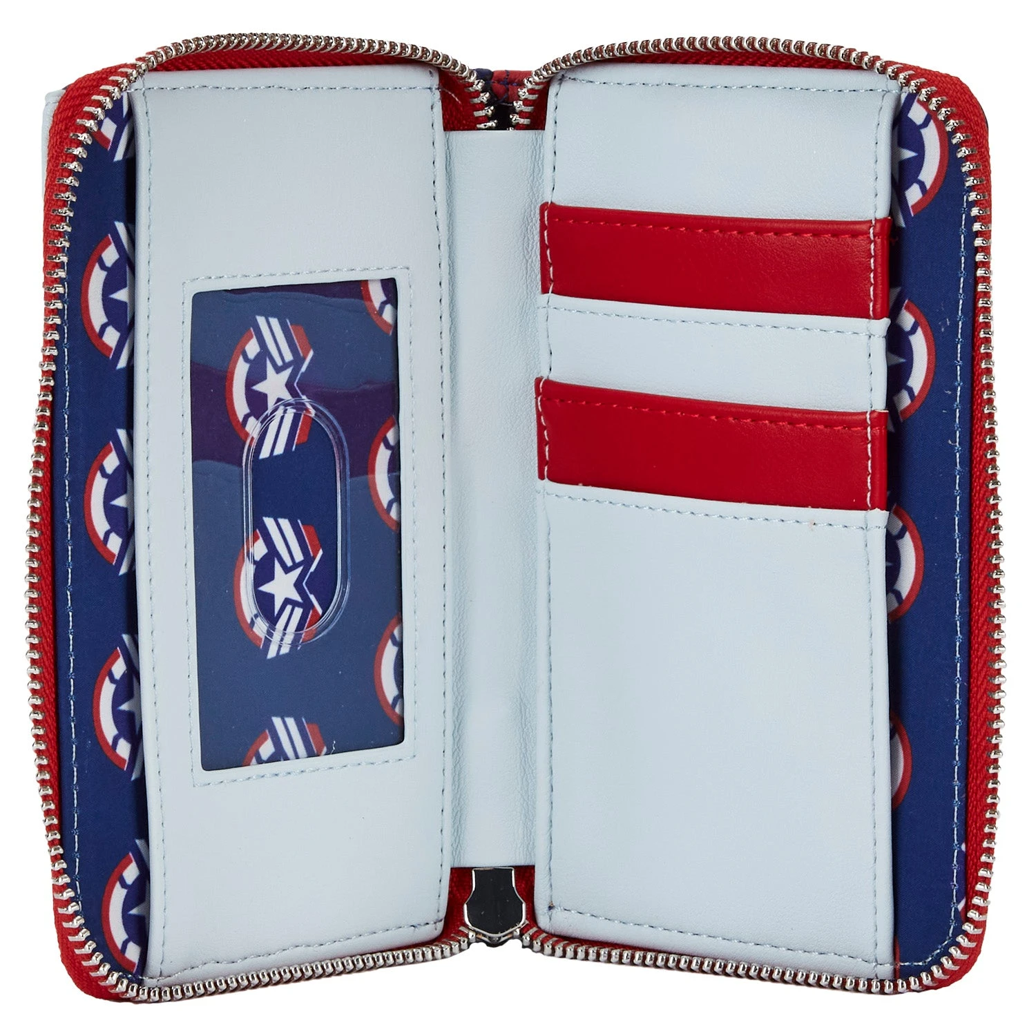 Loungefly Marvel Falcon Captain America Cosplay Ziparound Wallet - Image 4