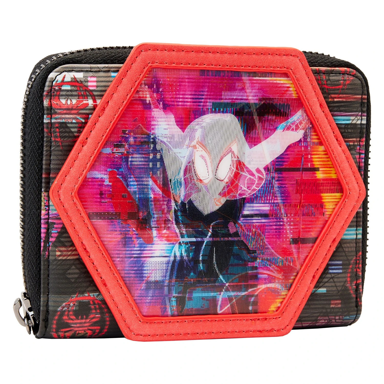 Loungefly Marvel Across The Spiderverse Lenticular Ziparound Wallet - Image 2