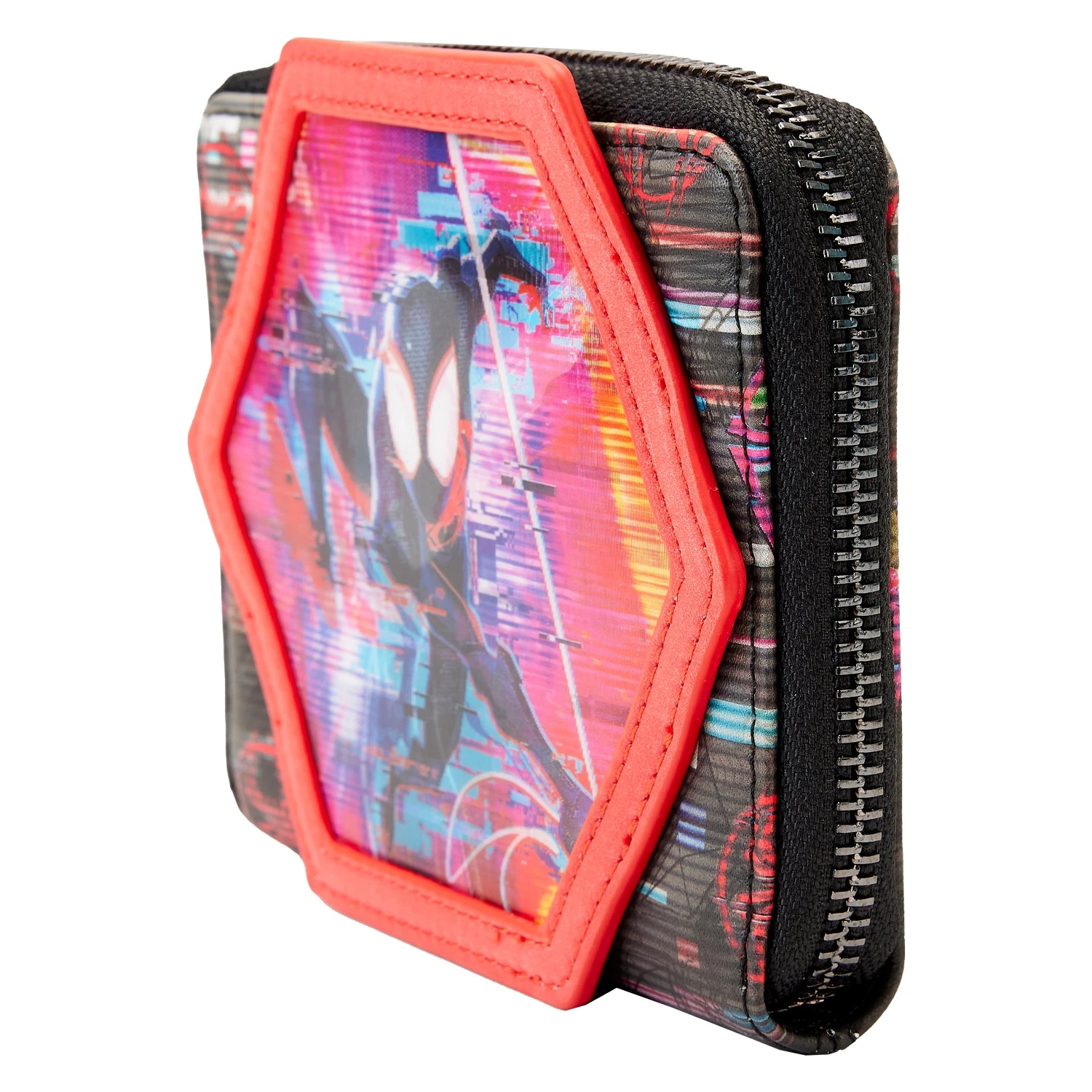 Loungefly Marvel Across The Spiderverse Lenticular Ziparound Wallet - Image 3