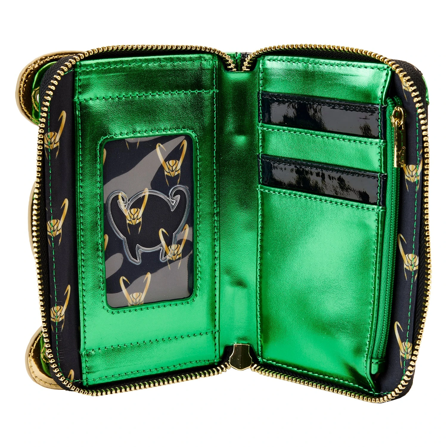 Loungefly Marvel Shine Loki Ziparound Wallet - Image 4
