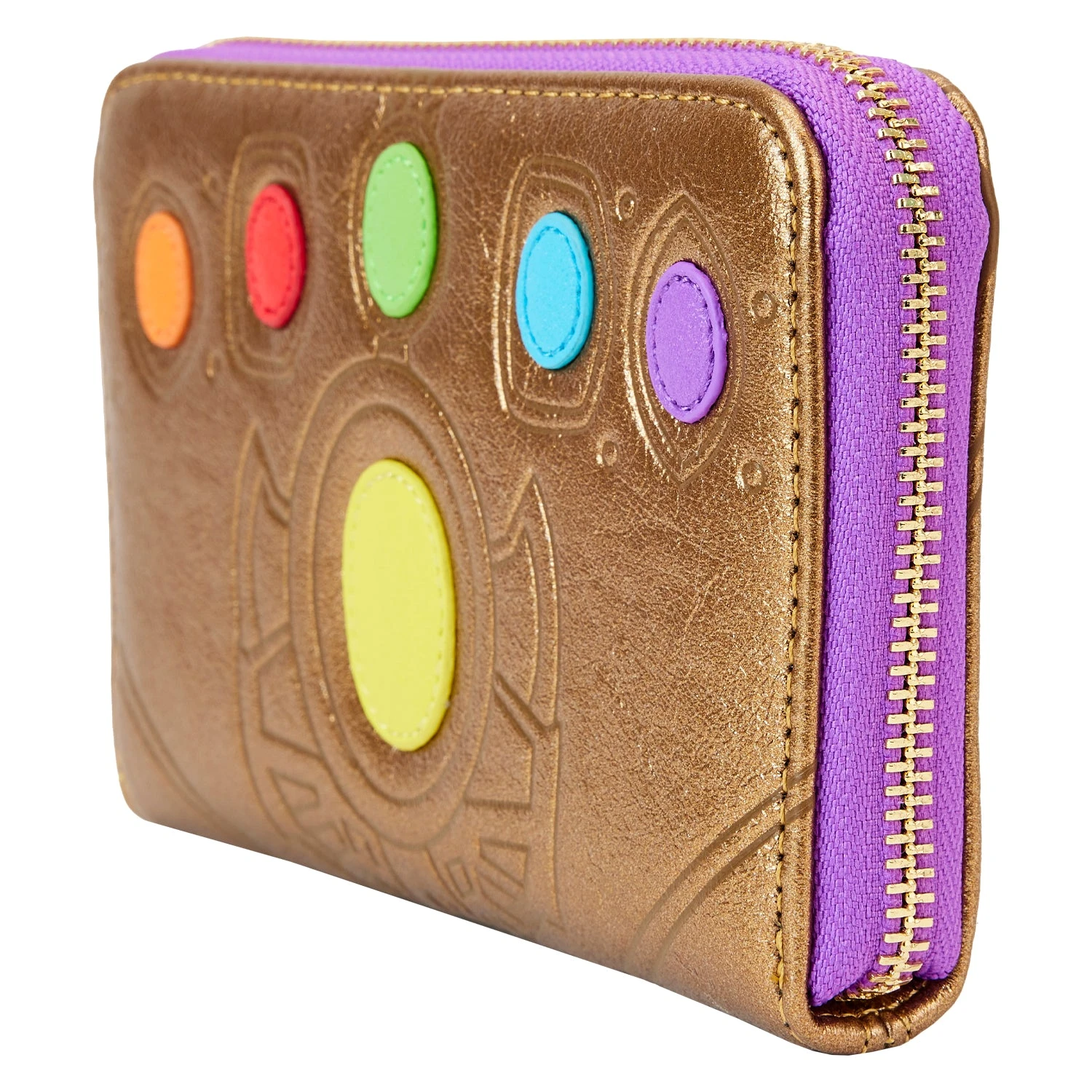 Loungefly Marvel Shine Thanos Gauntlet Ziparound Wallet - Image 2