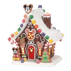 Enesco Disney Village Mickey's Gingerbread House