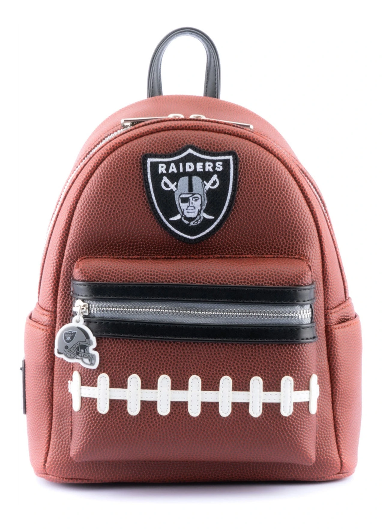 Loungefly NFL Las Vegas Raiders Pigskin Logo Mini Backpack