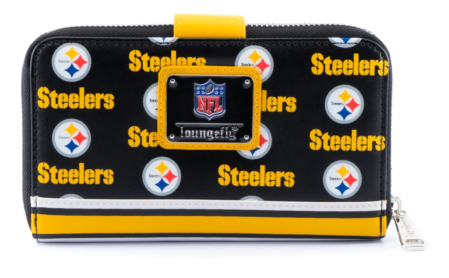 Loungefly NFL Pittsburgh Steelers Logo AOP Bifold Wallet - Image 2