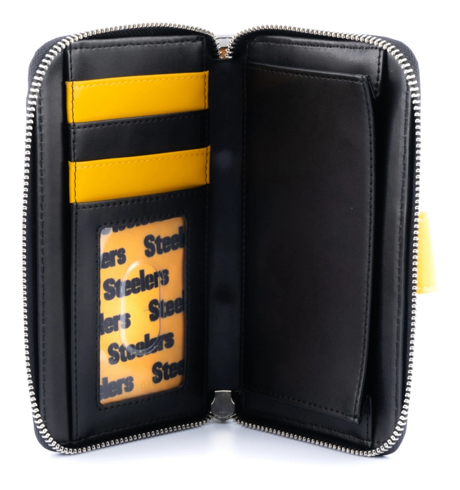 Loungefly NFL Pittsburgh Steelers Logo AOP Bifold Wallet - Image 3