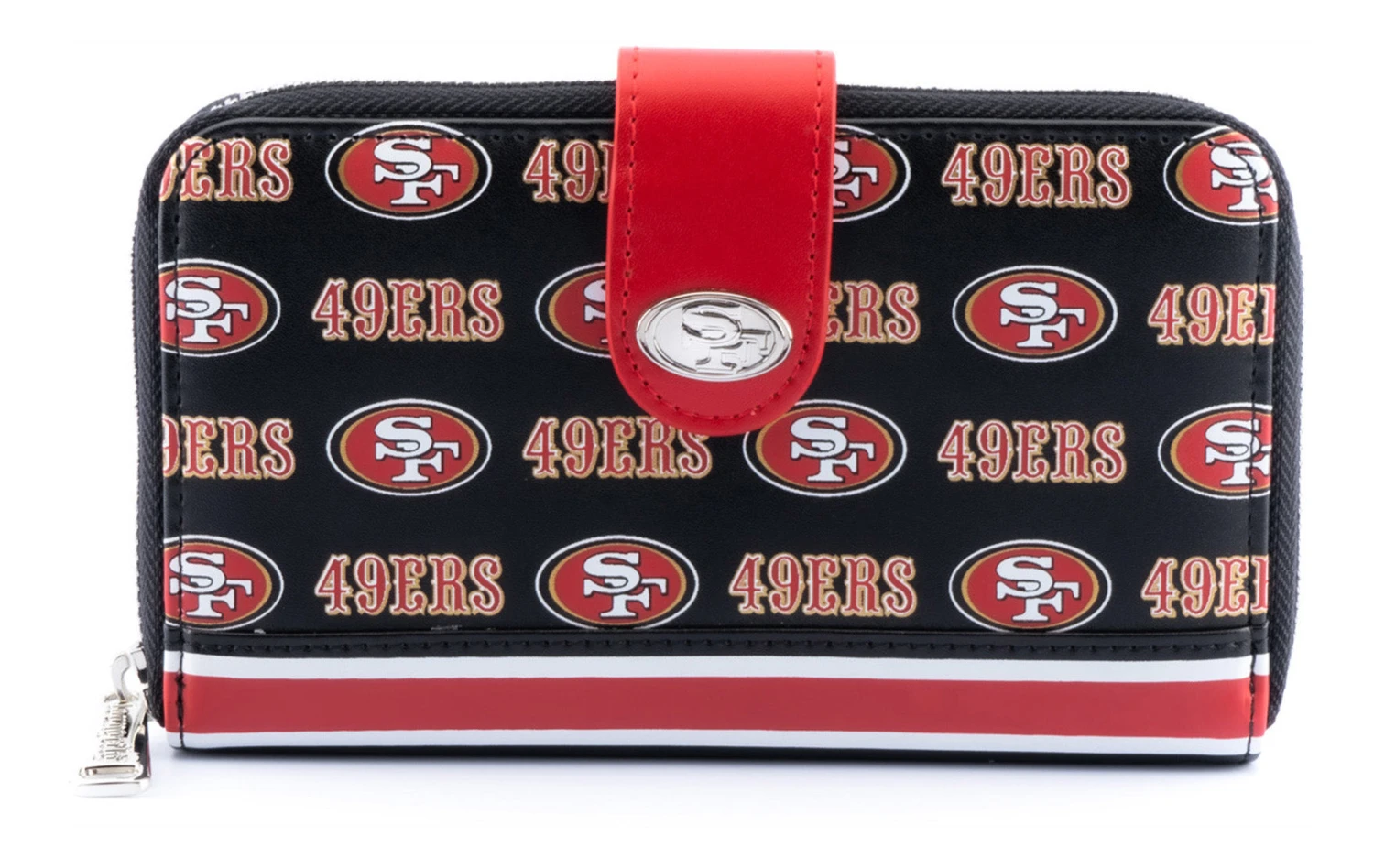 Loungefly NFL San Francisco 49ers Logo AOP Bifold Wallet
