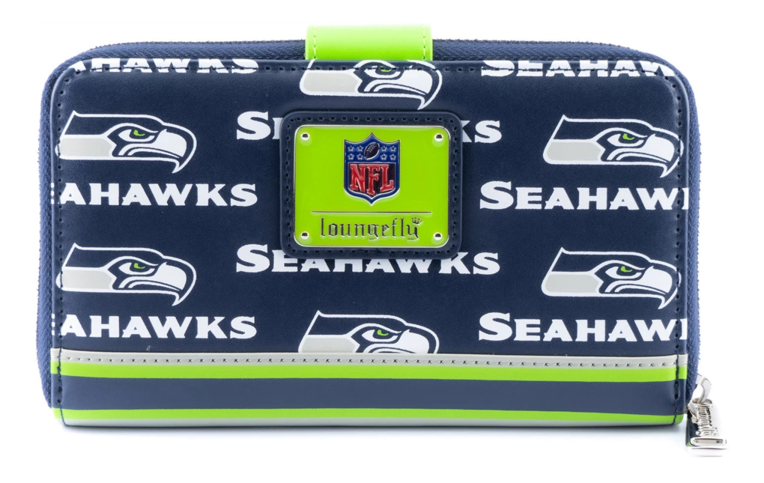 Loungefly NFL Seattle Seahawks Logo AOP Bifold Wallet - Image 2