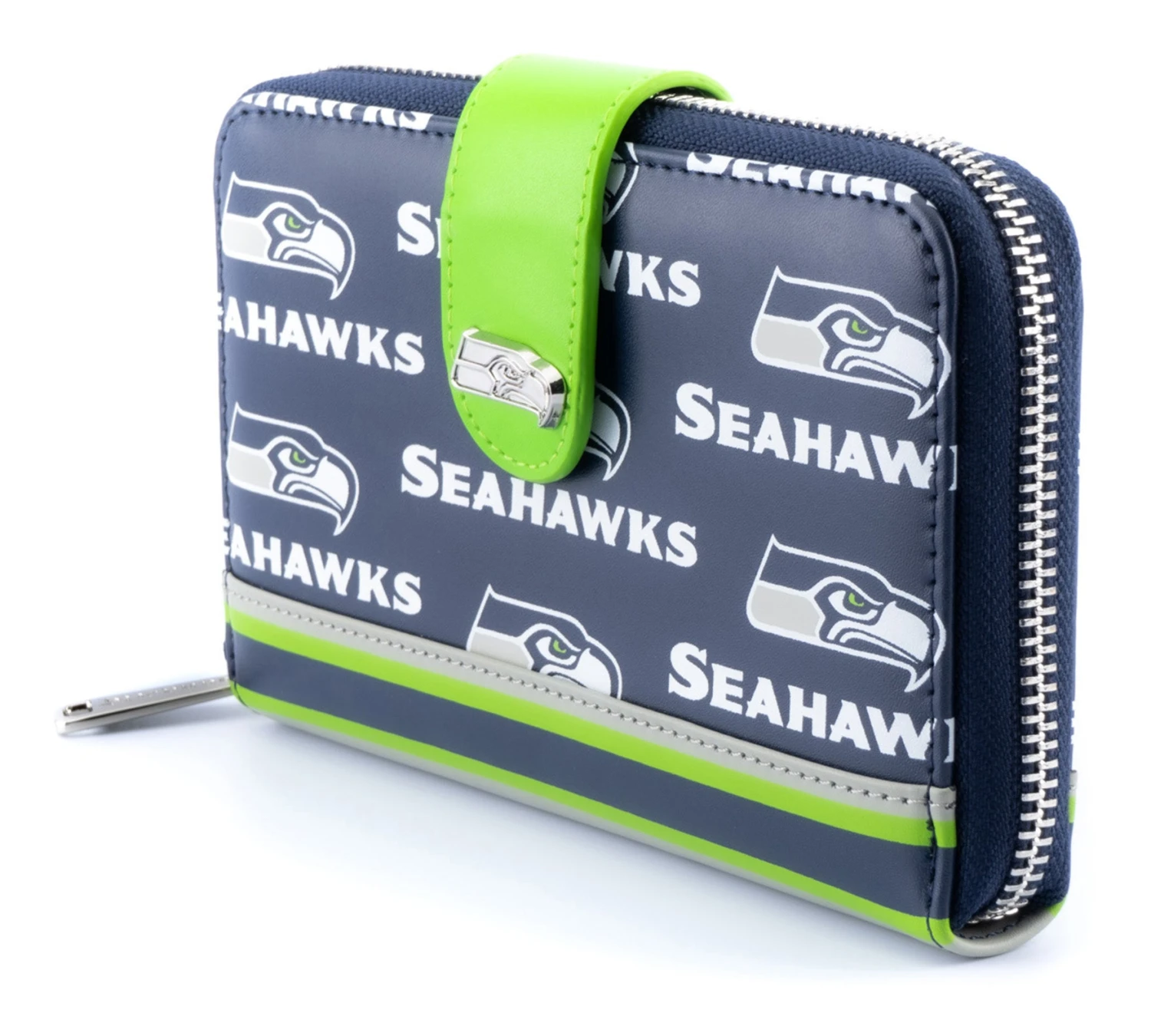 Loungefly NFL Seattle Seahawks Logo AOP Bifold Wallet - Image 4