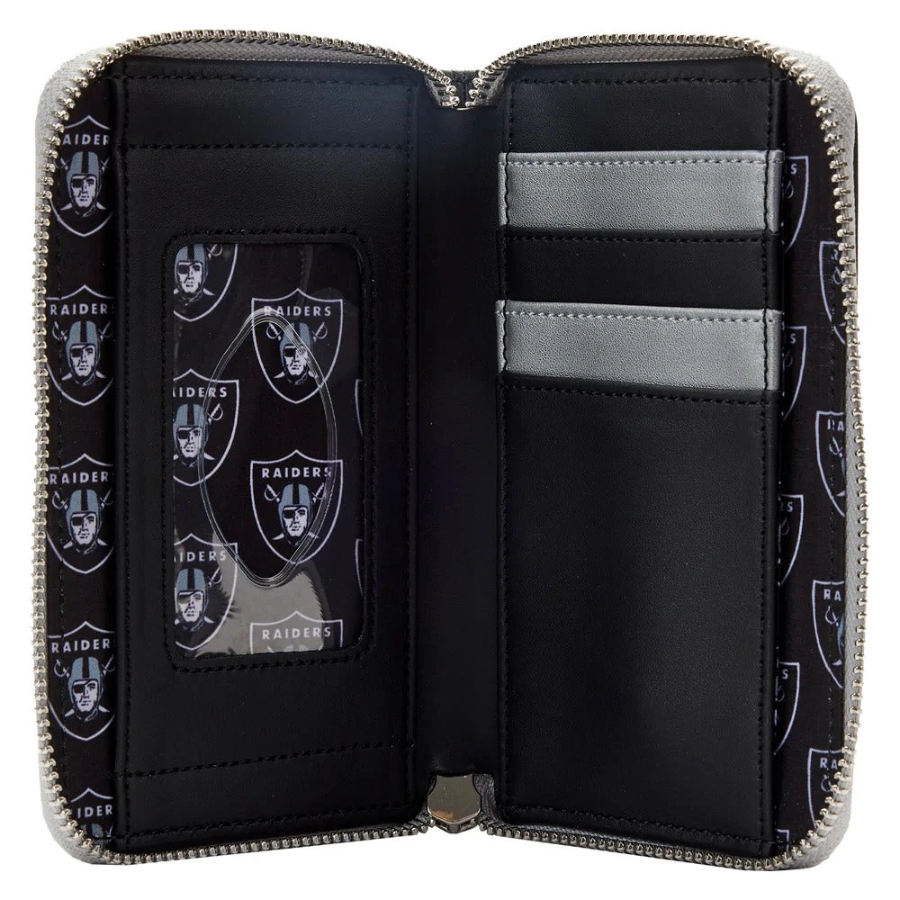 Loungefly NFL Las Vegas Raiders Patches Ziparound Wallet - Image 4