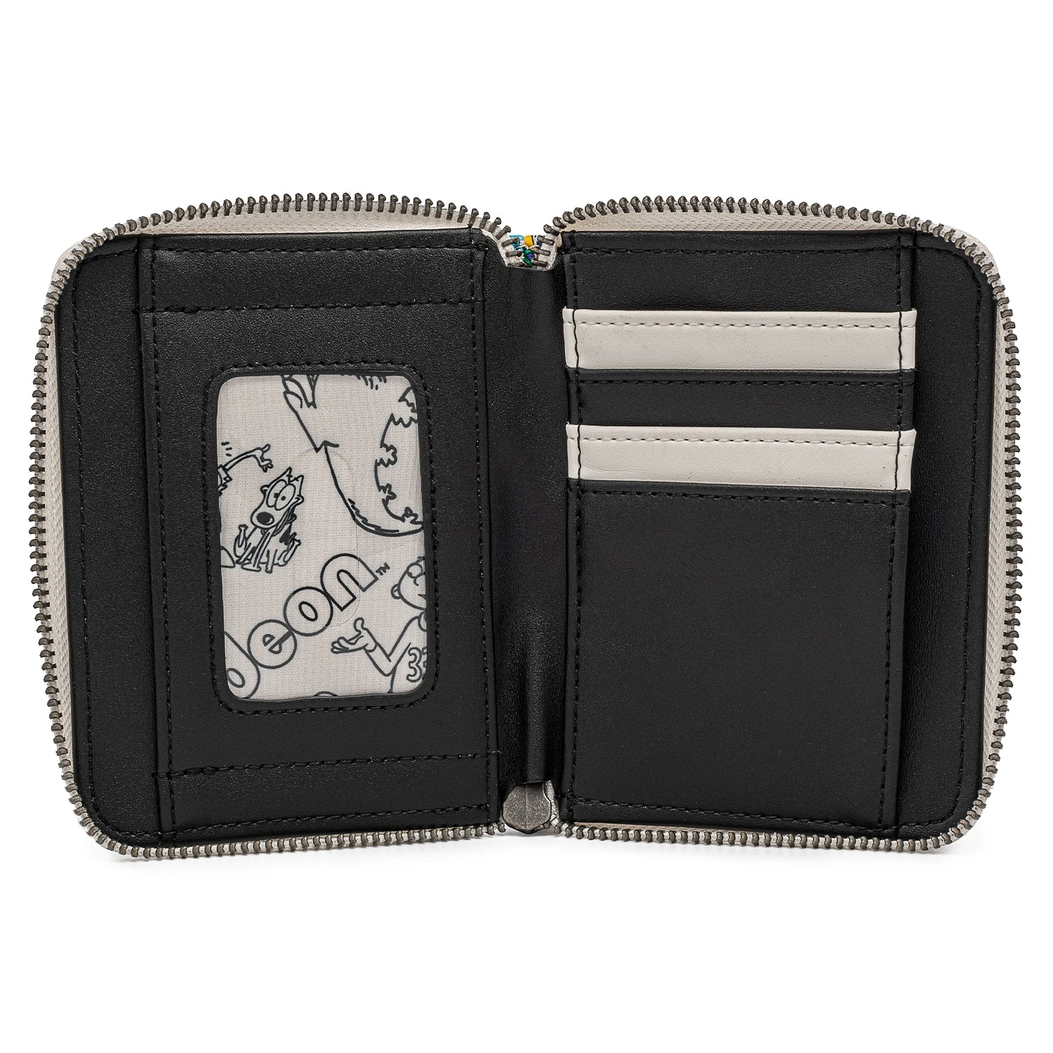 Loungefly Nickelodeon Nick Rewind Gang AOP Ziparound Wallet - Image 3