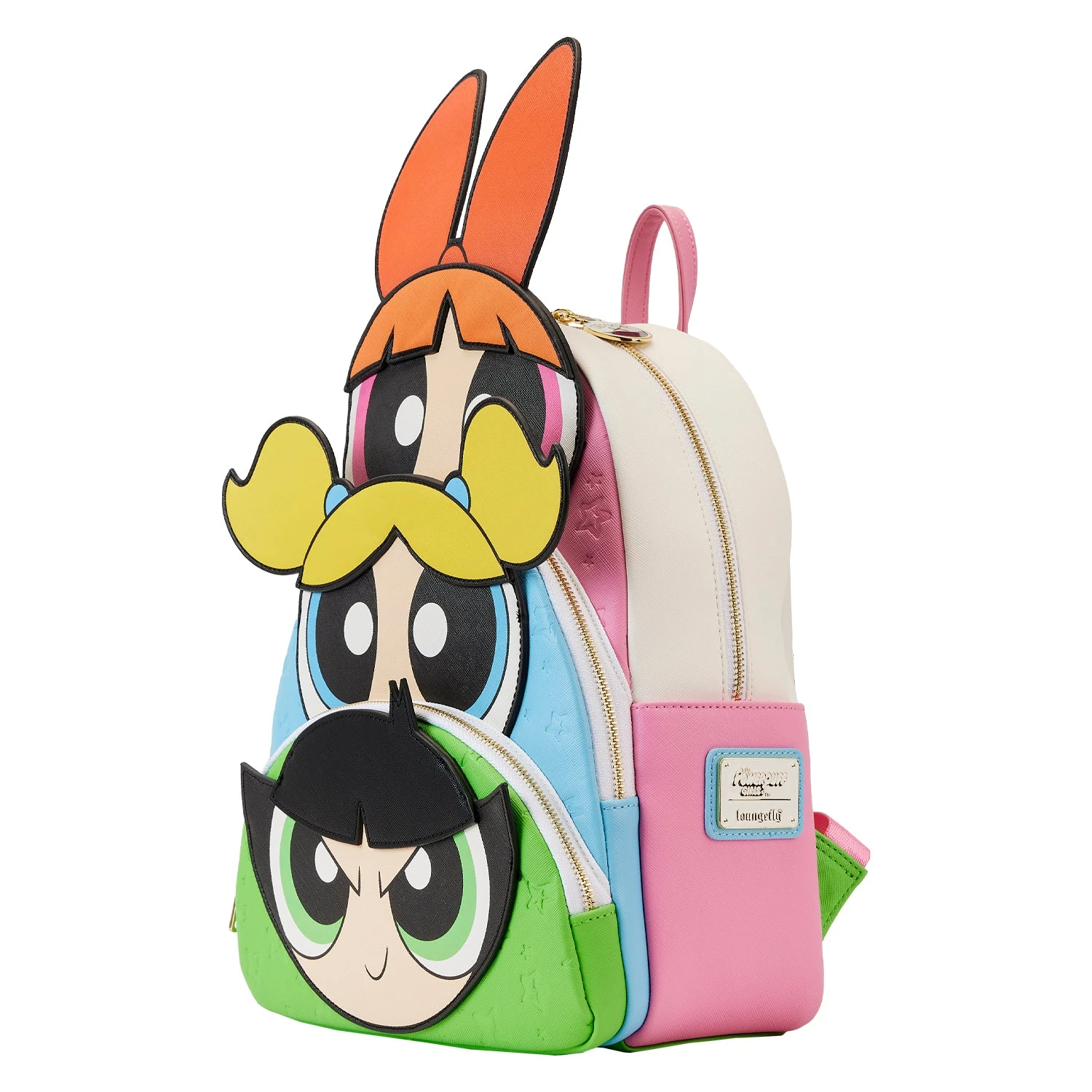 Loungefly Cartoon Network Power Puff Girls Triple Pocket Backpack - Image 2