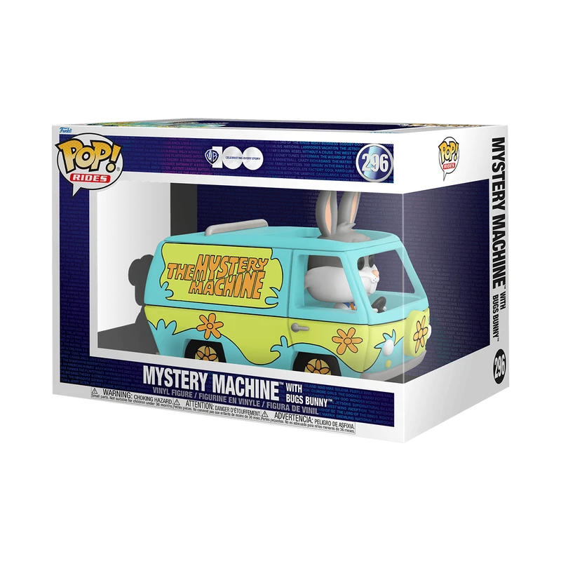 FUNKO Looney Tunes X Scooby Doo Mystery Machine With Bugs Bunny Deluxe Pop! Rides Vinyl - Image 2