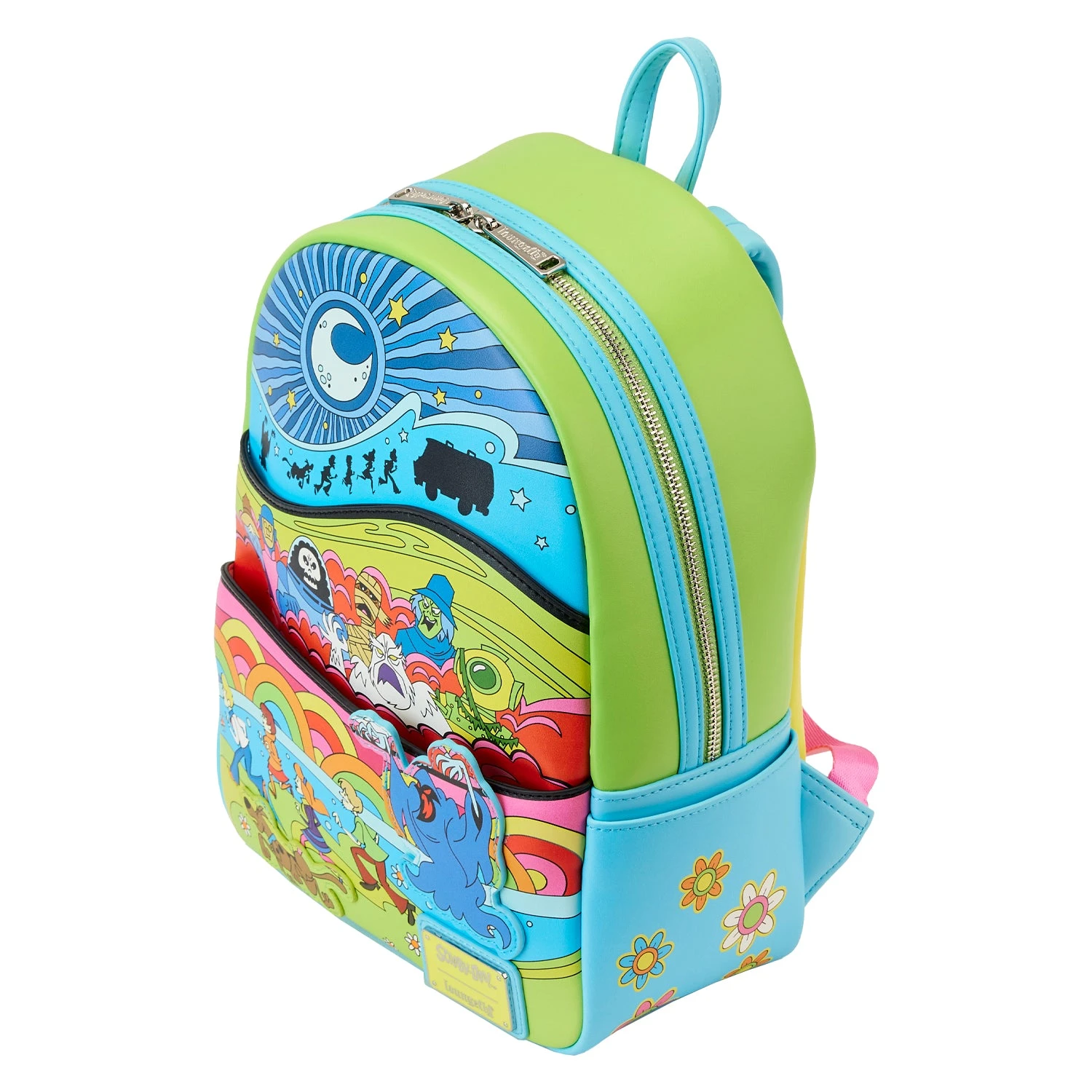 Loungefly Scooby Doo Psychedelic Monster Chase Glow Mini Backpack - Image 4