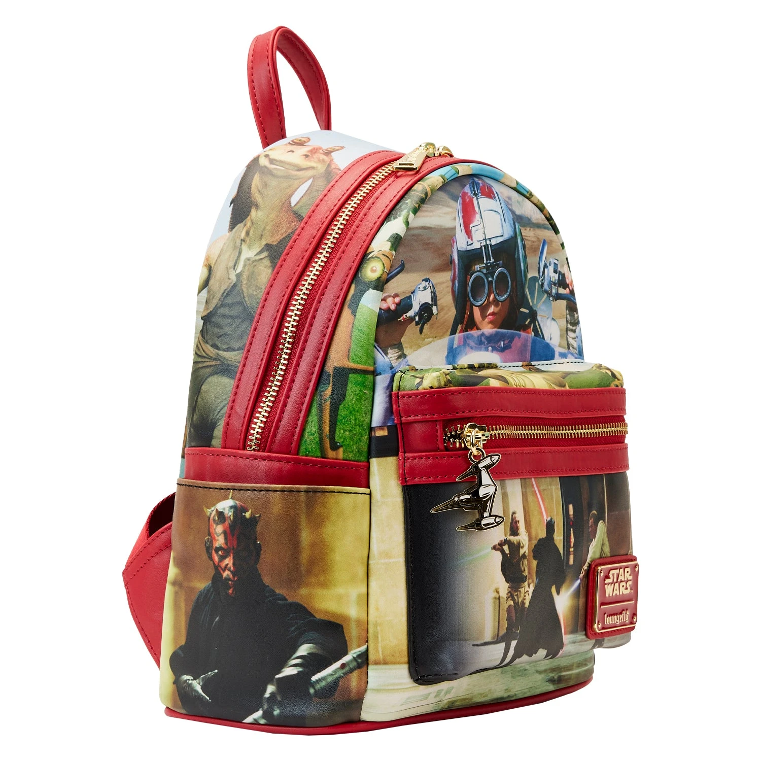 Loungefly Star Wars Scenes Series Phantom Menace Mini Backpack - Image 4