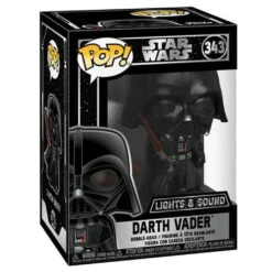 FUNKO Star Wars Darth Vader Pop! Vinyl Figure #343 W/ Lights & Sound