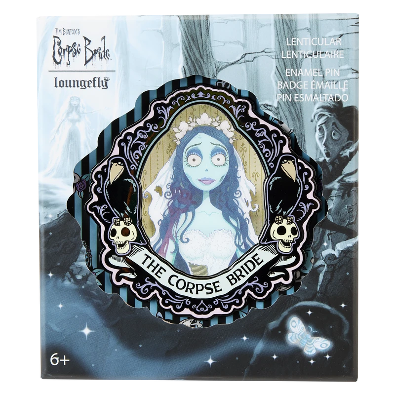 Loungefly WB Corpse Bride Emily Lenticular 3" Collector Box Pin