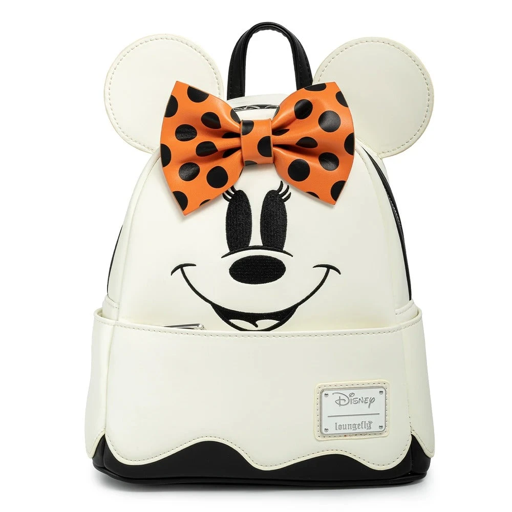 Loungefly Disney Ghost Minnie Glow-in-the-Dark Cosplay Mini Backpack - Image 2